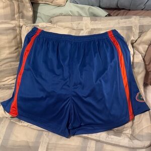 Russell Athletic Florida Gators Blue and Orange Men's Running Shorts
